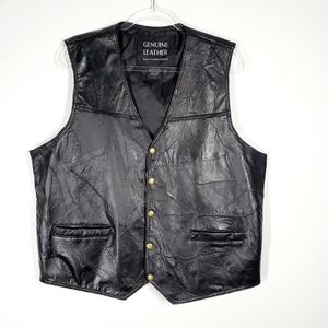 NAVARRE GENUINE LEATHER VEST